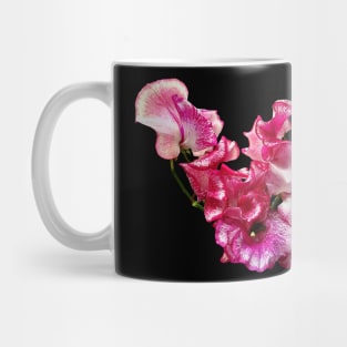 Sweet Peas - Pink Sweet Pea Heart Mug